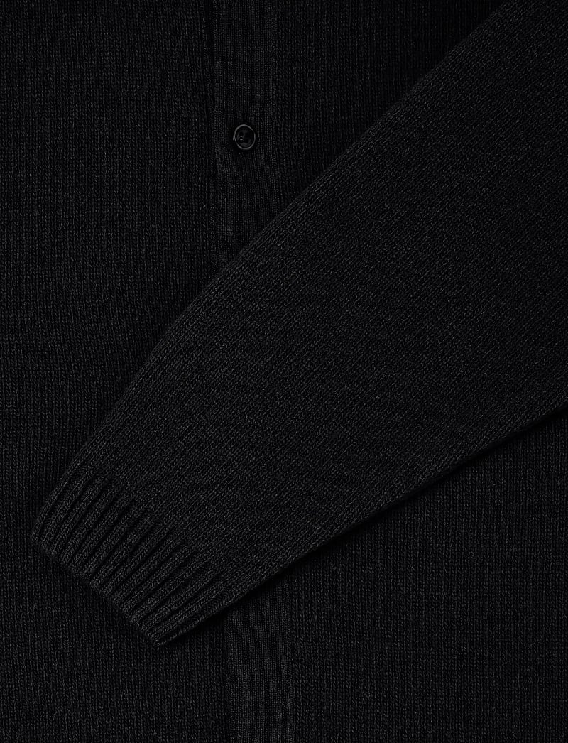 Edwin - MARS POLO CARDIGAN-BLACK - cardigans - black - 5