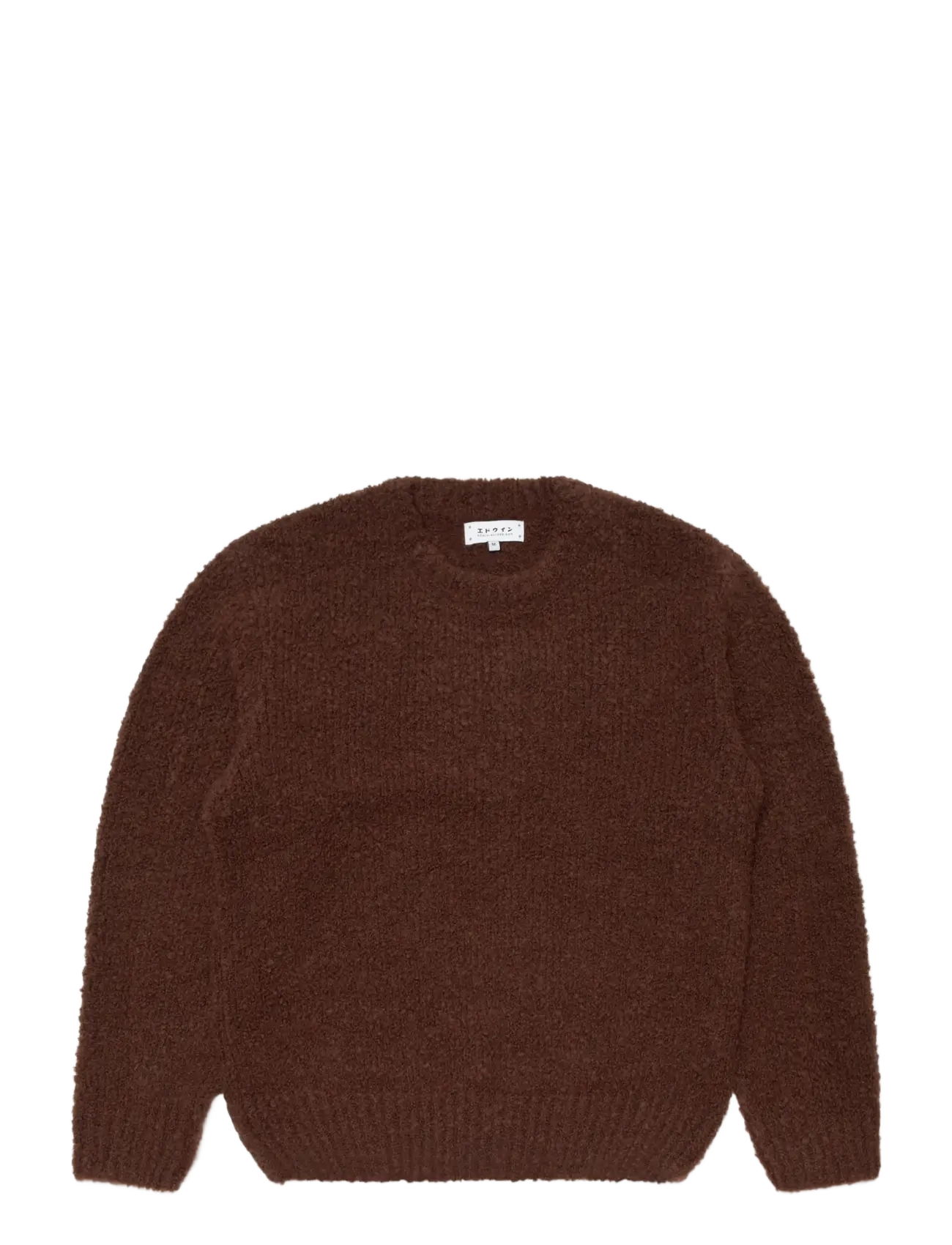 Edwin Dun Textured Sweater - Black - Streetwear - RUM RAISIN / brown