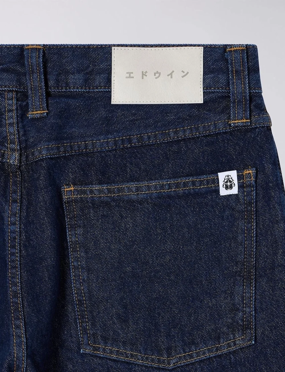 Edwin - Tyrell Pant - regular jeans - blue - dark marble wash - 4