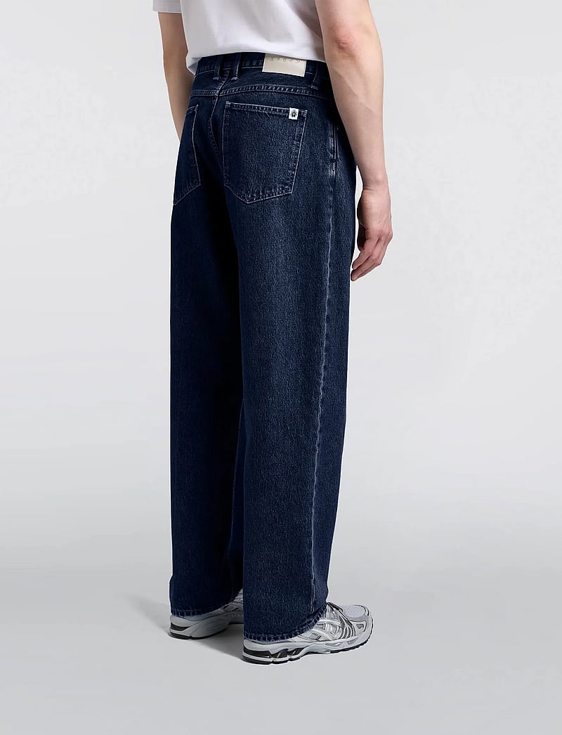 Edwin - Matrix Pant - Blue - Dark Marble Wash - loose jeans - blue - dark marble wash - 3
