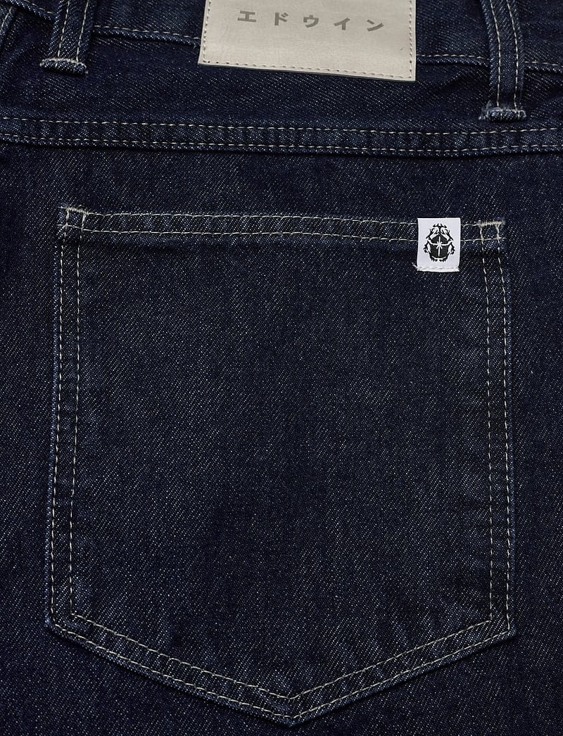 Edwin - Matrix Pant - Blue - Dark Marble Wash - loose jeans - blue - dark marble wash - 4