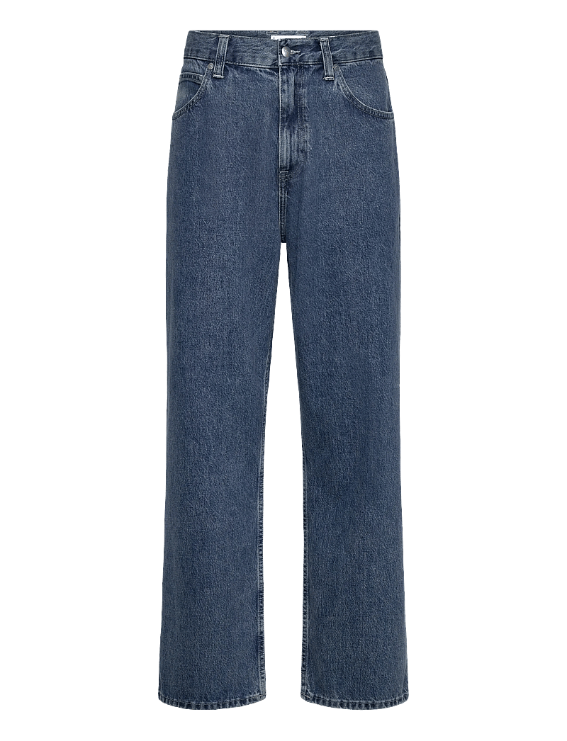 Edwin - Matrix Pant - Blue - Mid Marble Wash - loose jeans - blue - mid marble wash - 1