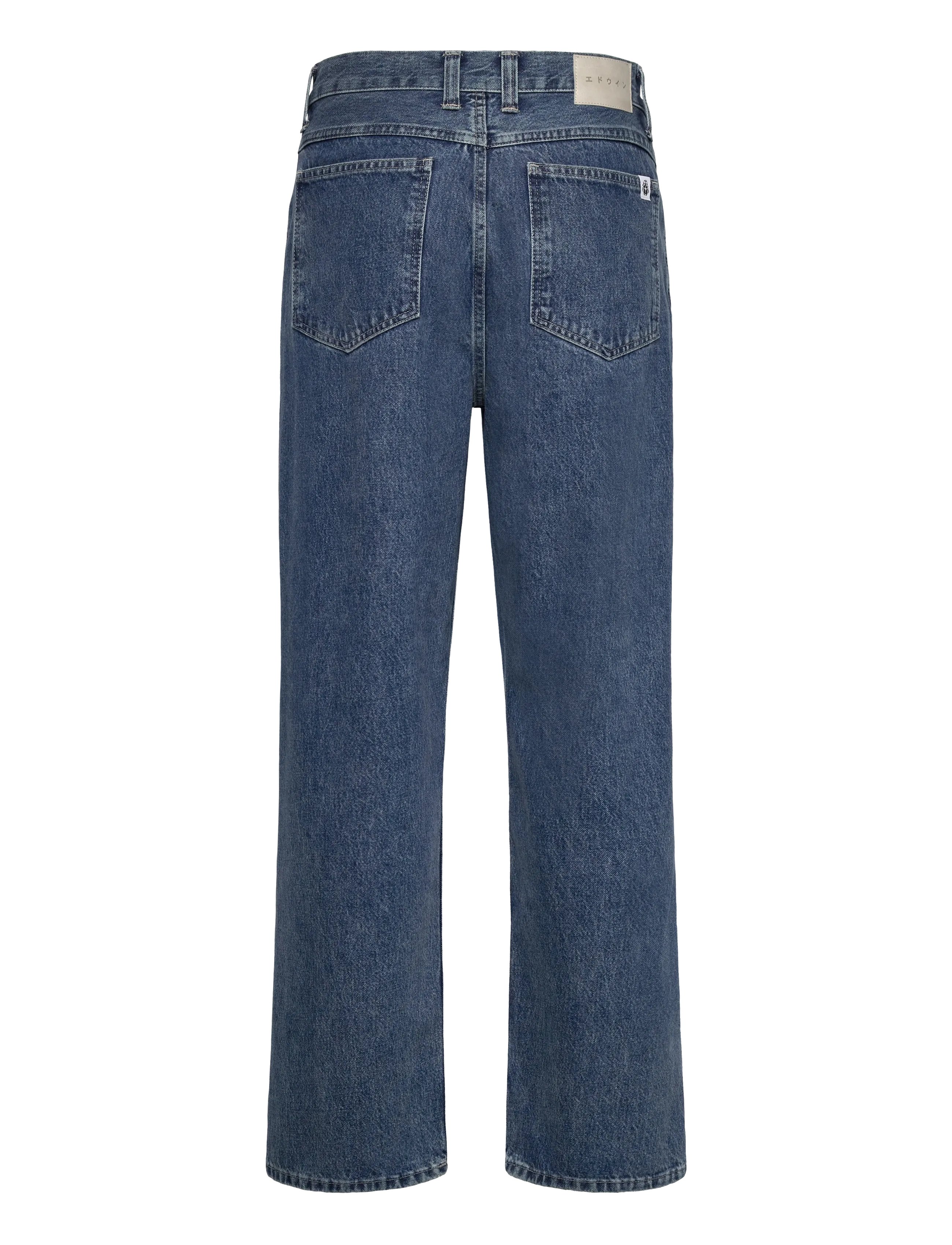 Edwin - Matrix Pant - loose jeans - blue - mid marble wash - 2