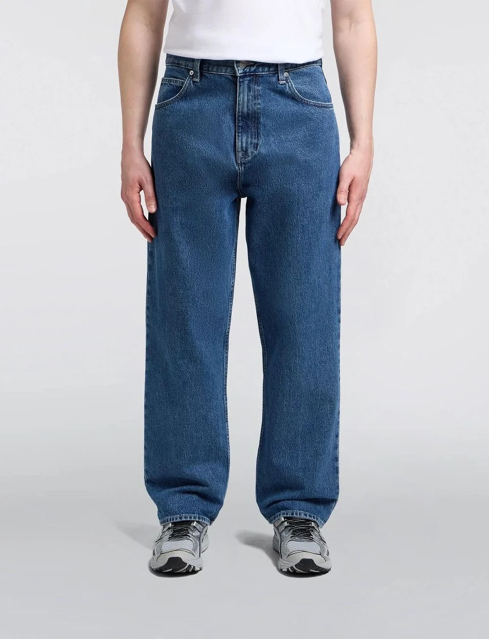 Edwin - Matrix Pant - loose jeans - blue - mid marble wash - 0