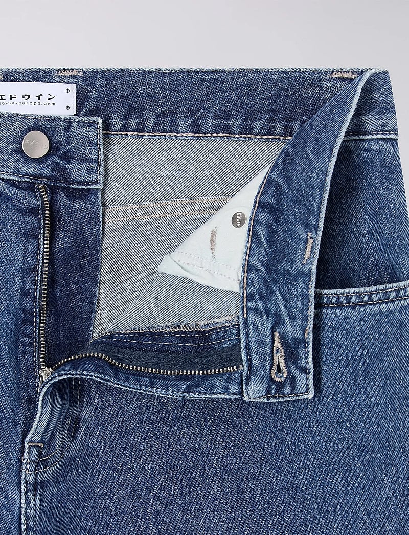 Edwin - Matrix Pant - Blue - Mid Marble Wash - loose jeans - blue - mid marble wash - 5