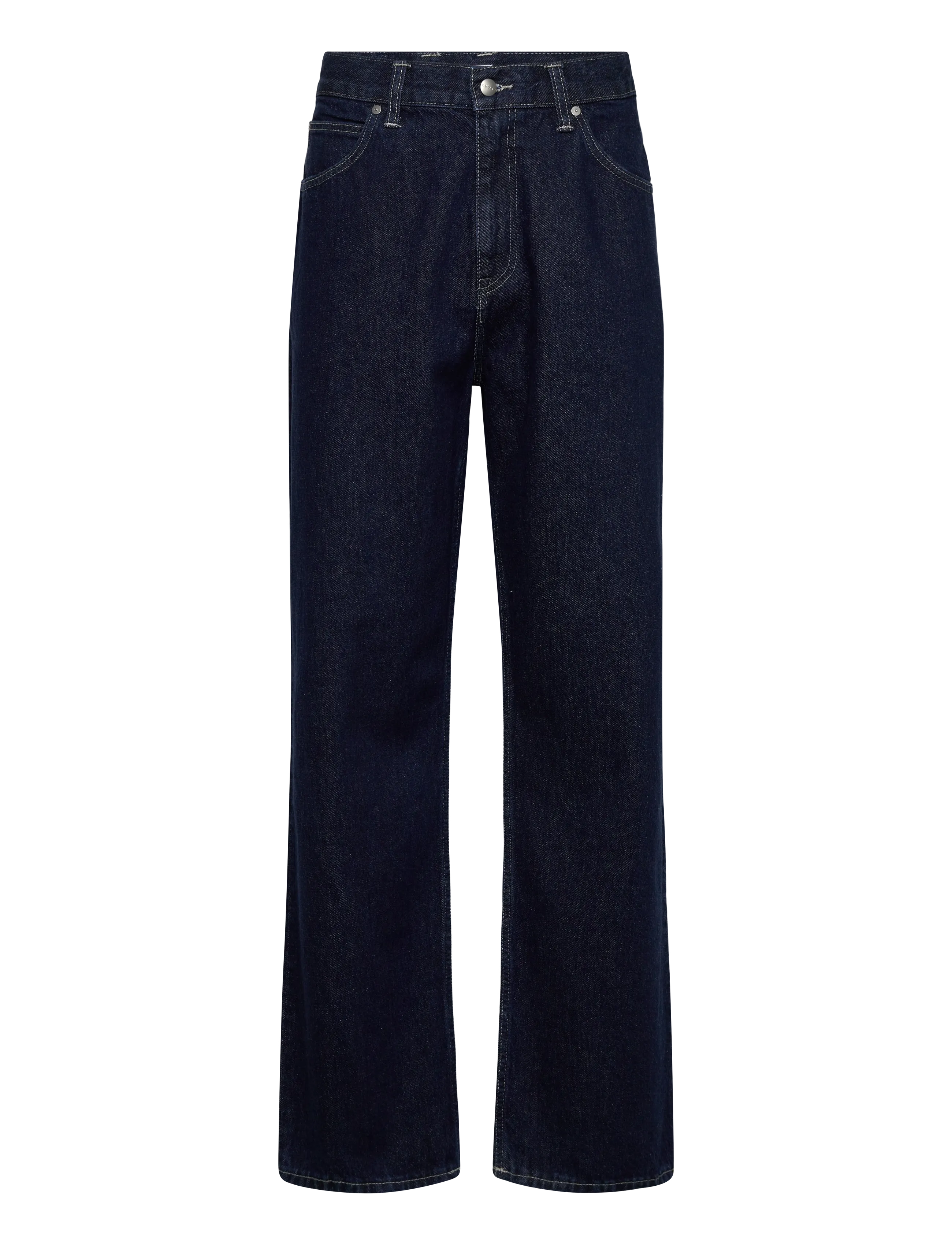 Edwin Matrix Pant - Blue - Mid Marble Wash - Loose jeans - BLUE - DARK MARBLE WASH / navy