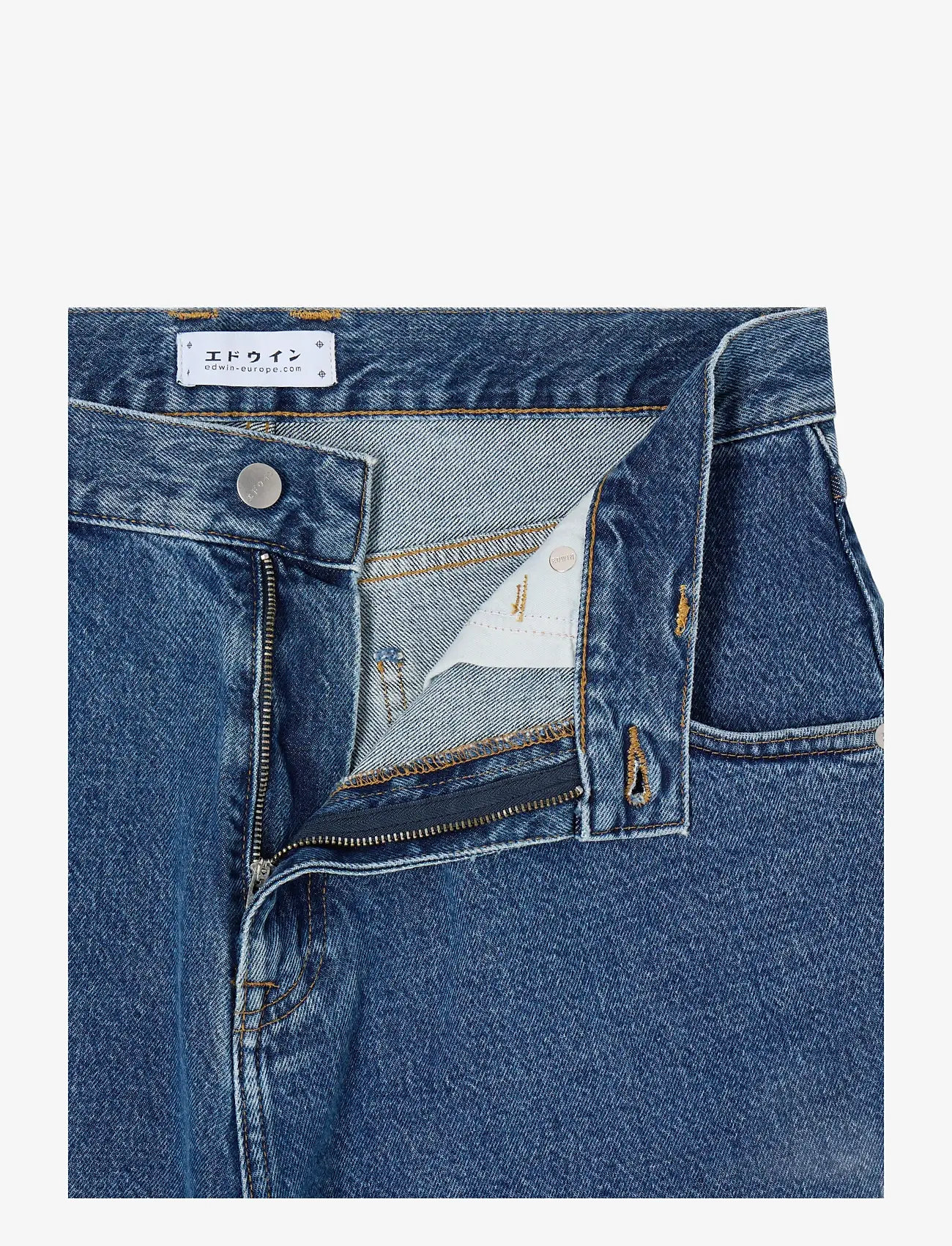 Edwin - Tyrell Short - Blue - jorts - blue - 3