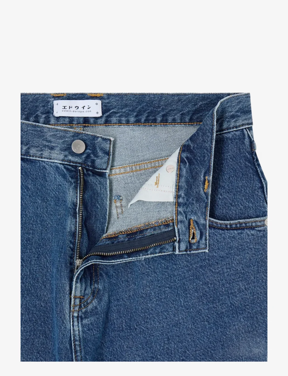 Edwin - Tyrell Short - Blue - jorts - blue - 3