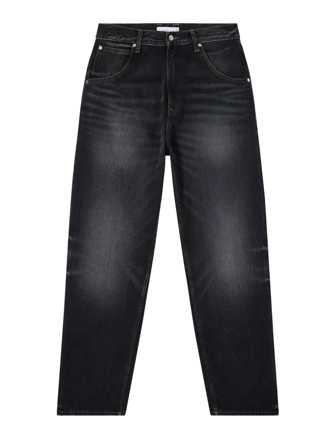 Edwin - TYRELL PANT - loose jeans - black - mezes wash - 1
