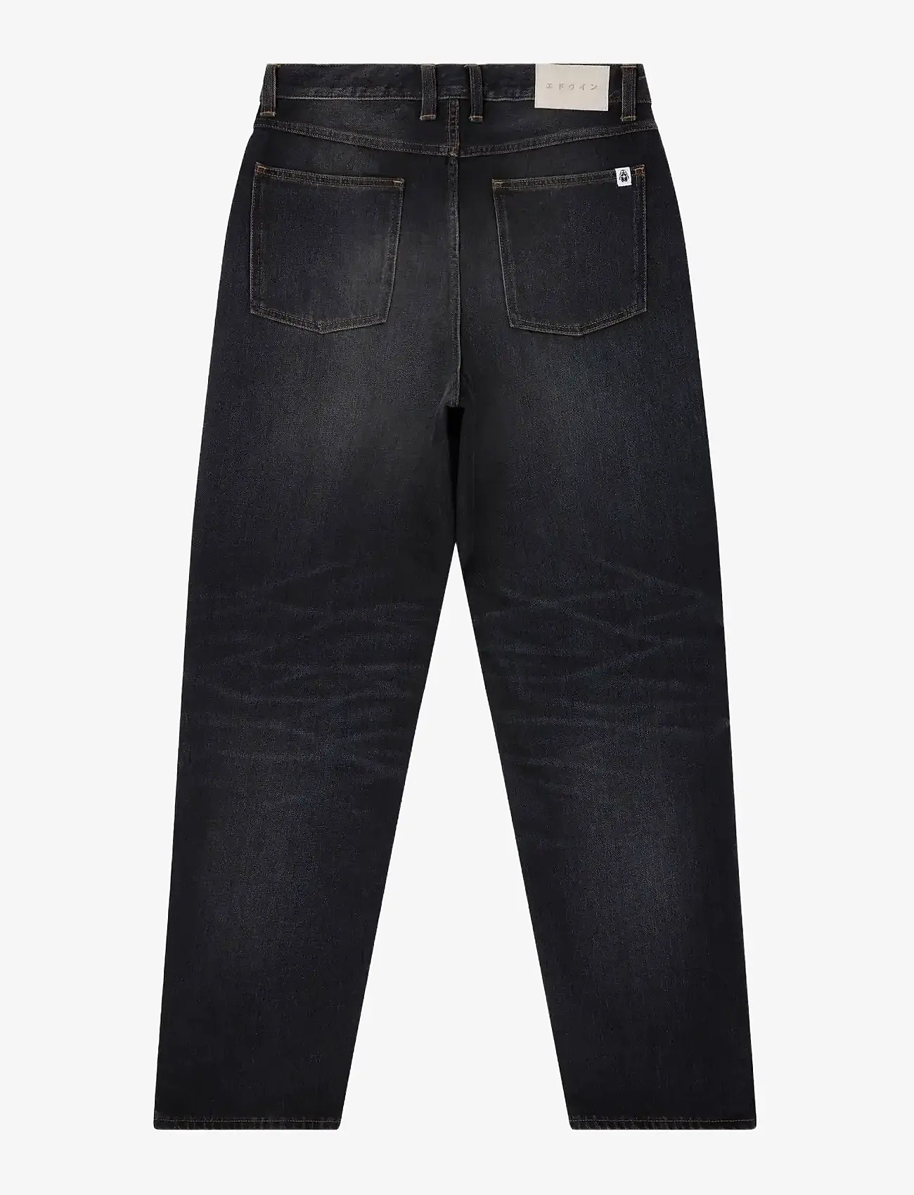 Edwin - TYRELL PANT - alt laienevad teksad - black - mezes wash - 2