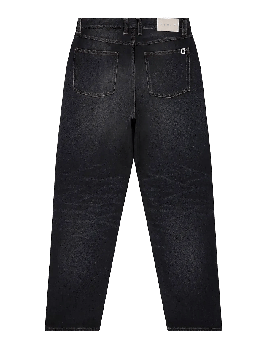 Edwin - TYRELL PANT - loose jeans - black - mezes wash - 2