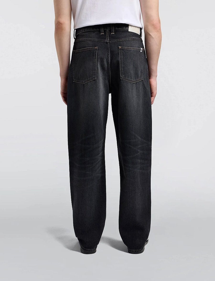 Edwin - TYRELL PANT - loose jeans - black - mezes wash - 3