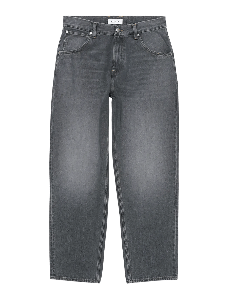 Edwin - Tyrell Pant - Black - Radium Wash - loose jeans - black - radium wash - 1