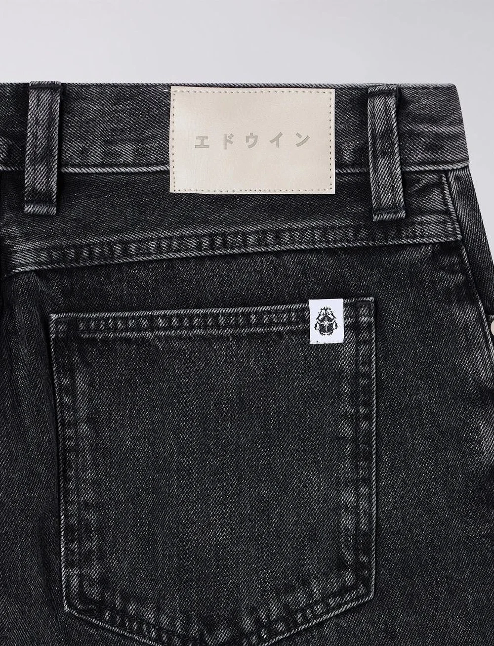 Edwin - Matrix Pant - loose jeans - black - matt wash - 2