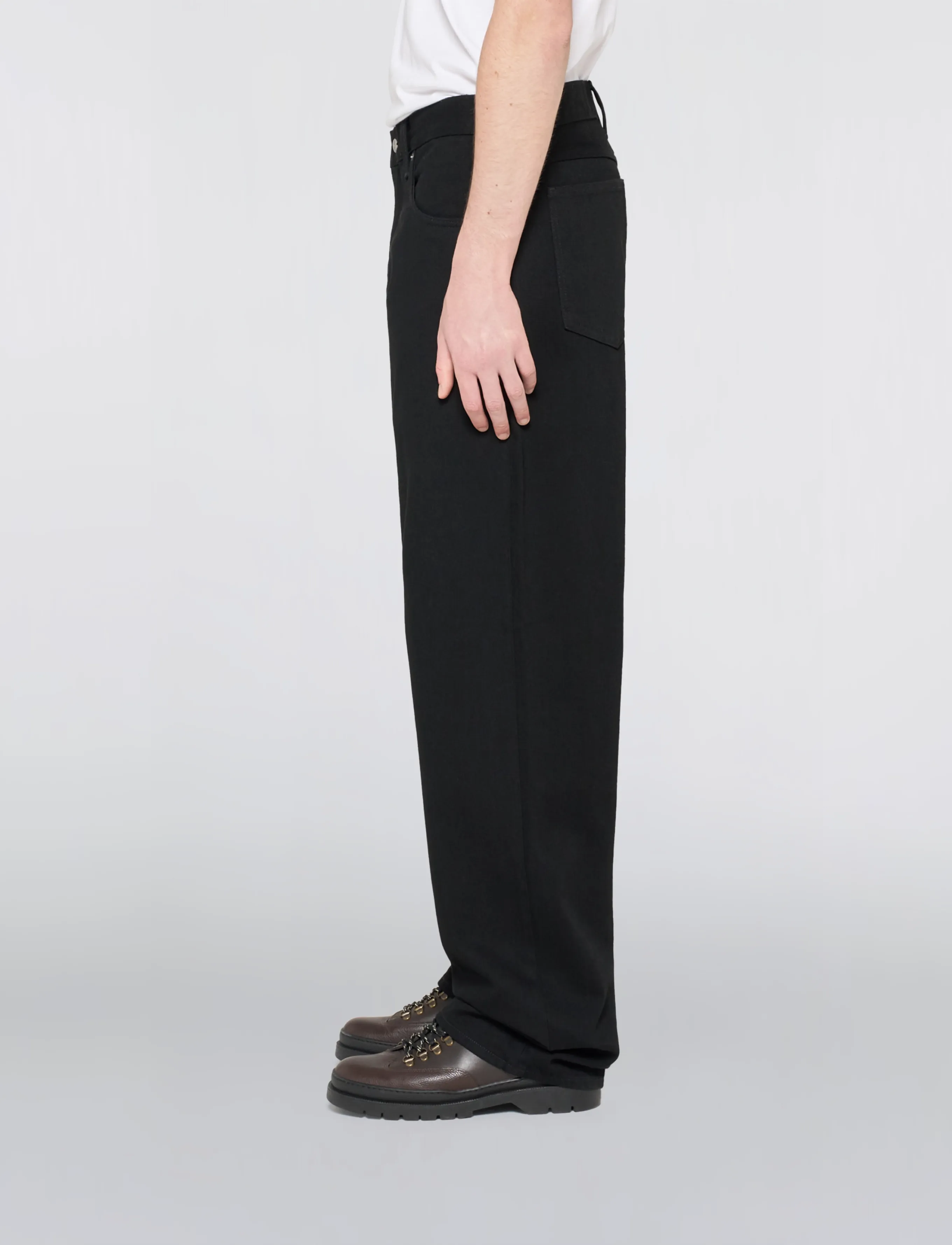 Edwin - Matrix Pant - Black - Rinsed - regular jeans - black - rinsed - 3
