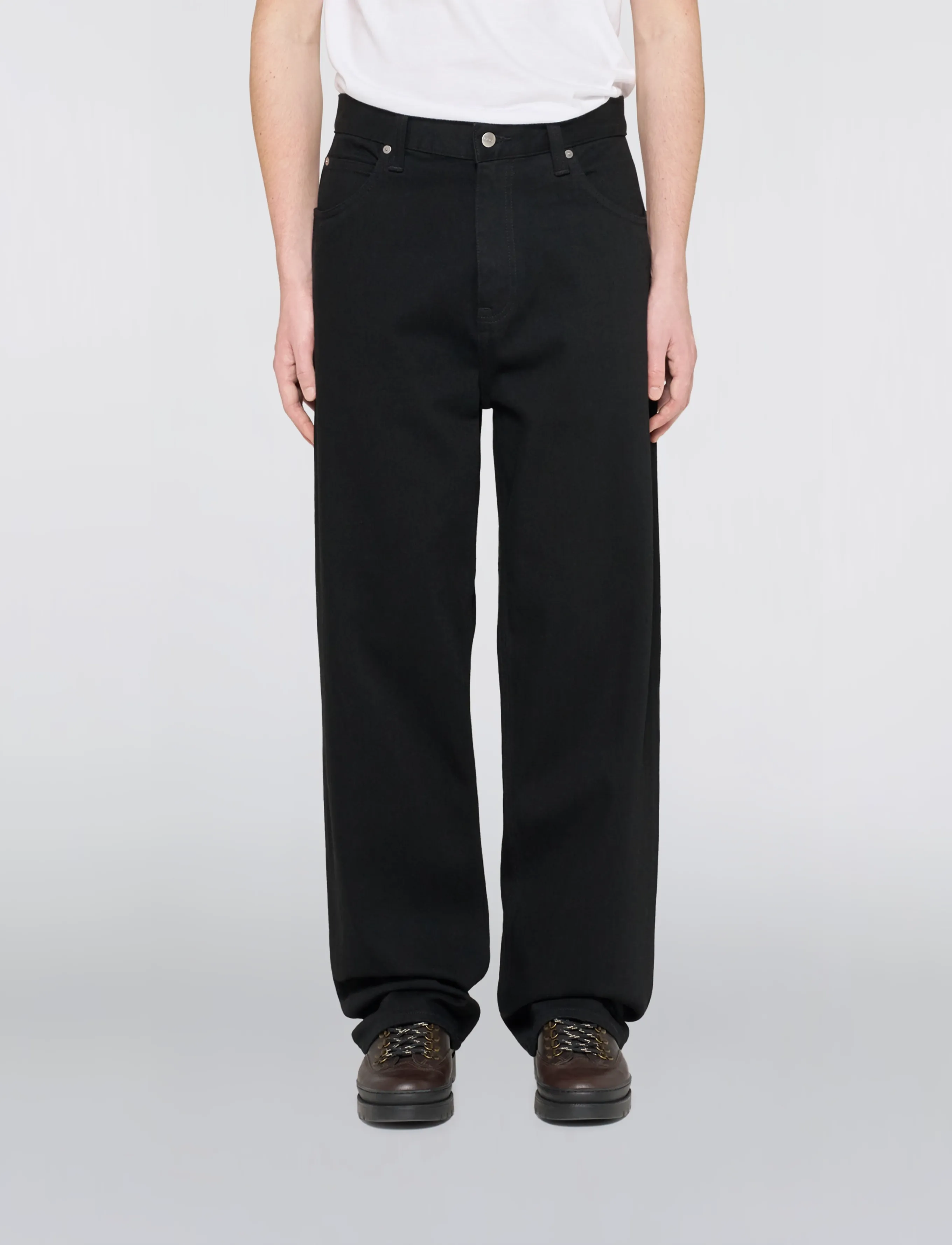 Edwin - Matrix Pant - Black - Rinsed - regular jeans - black - rinsed - 4