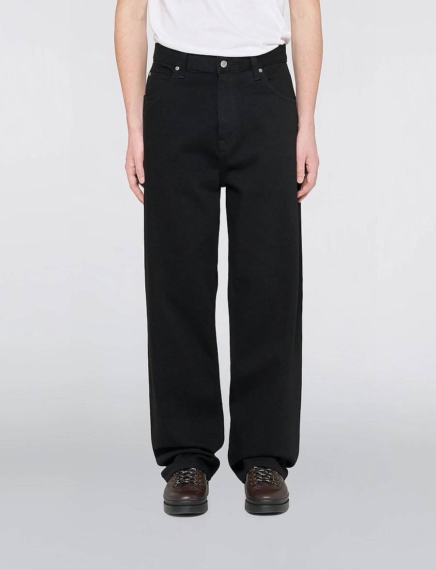 Edwin - Matrix Pant - Black - Rinsed - regular jeans - black - rinsed - 4