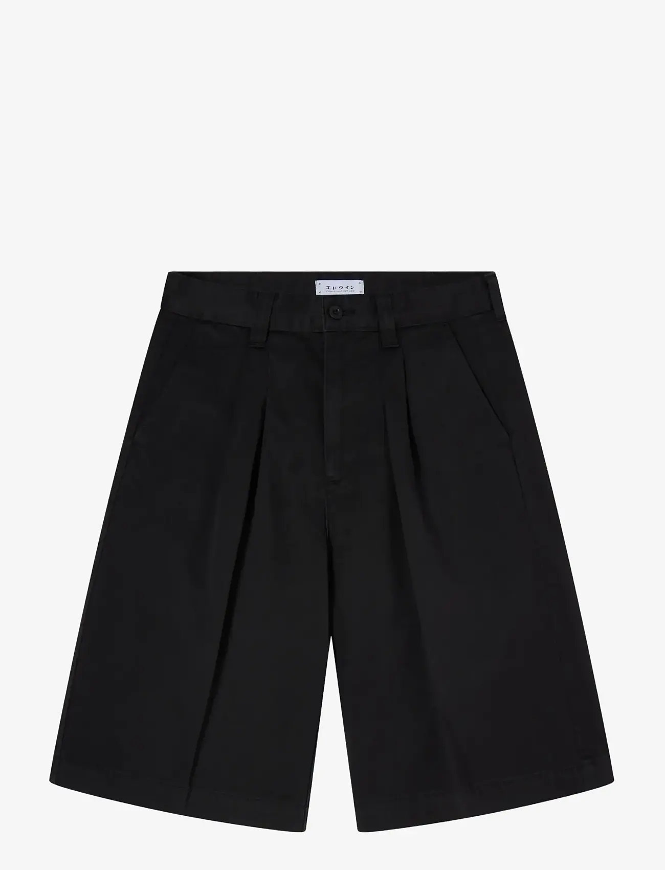Edwin - Adams Short-Black - chinos shorts - black - 1