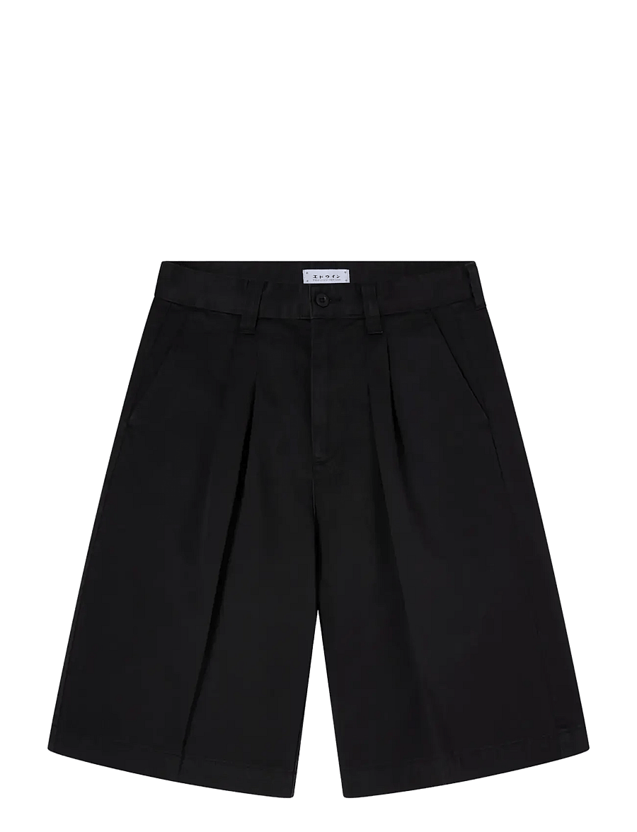 Edwin - Adams Short-Black - chinos shorts - black - 1