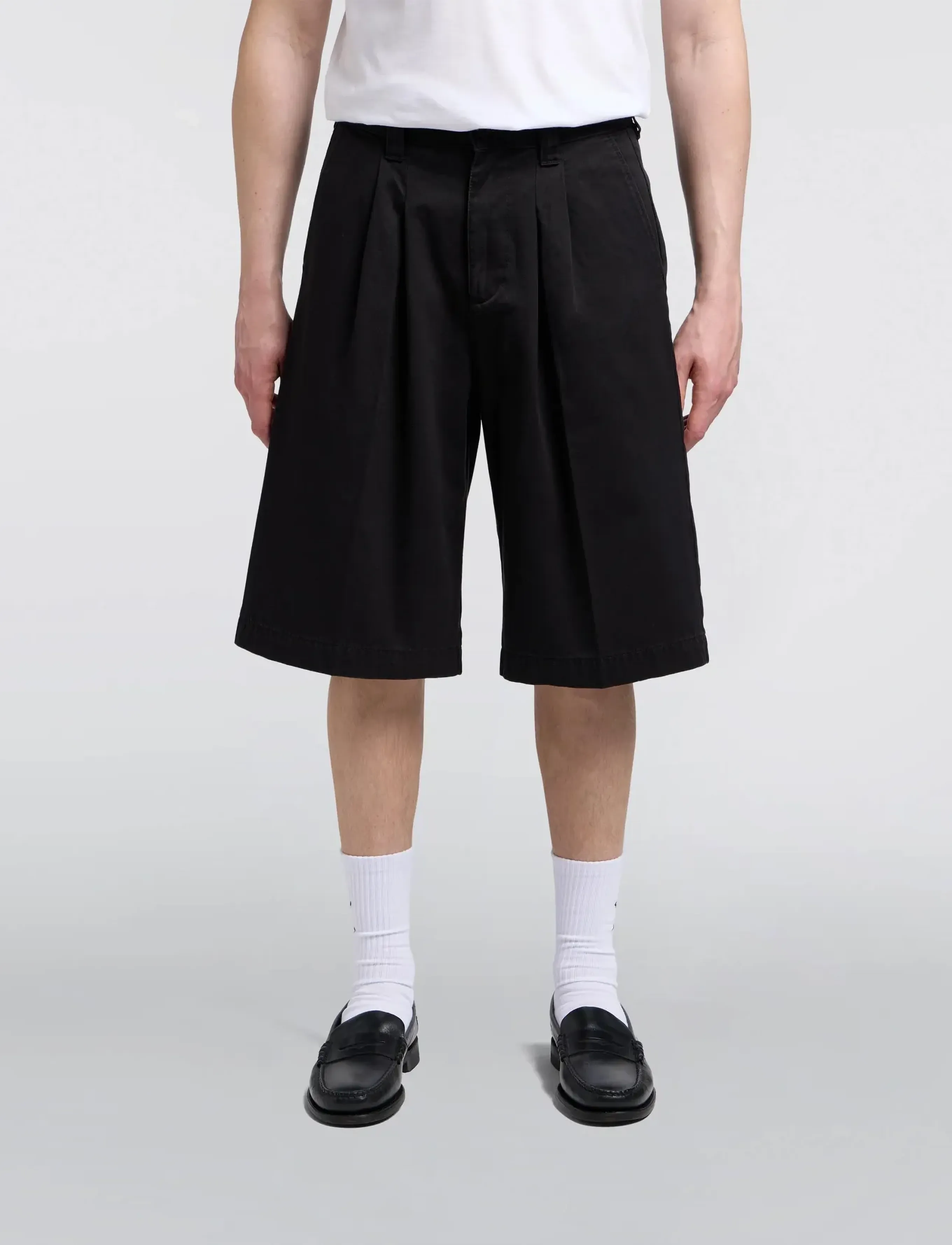 Edwin Adams Short-Black, 29, Shorts, Schwarz - Chinos Männerswear