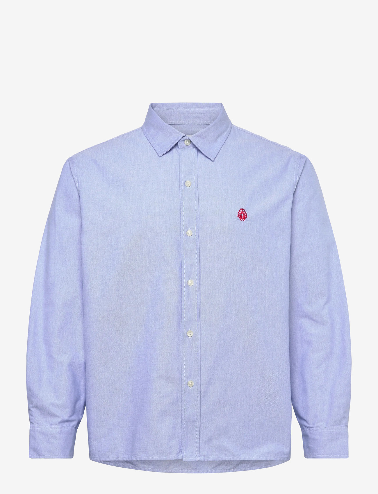 Edwin - Big Ox-Shirt Ls - basic skjortor - blue - 0