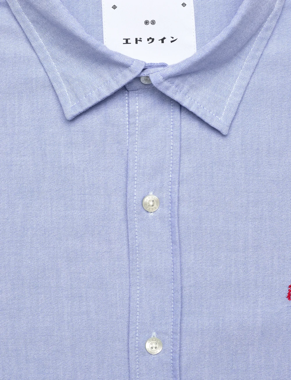 Edwin - Big Ox-Shirt Ls - basic skjorter - blue - 2