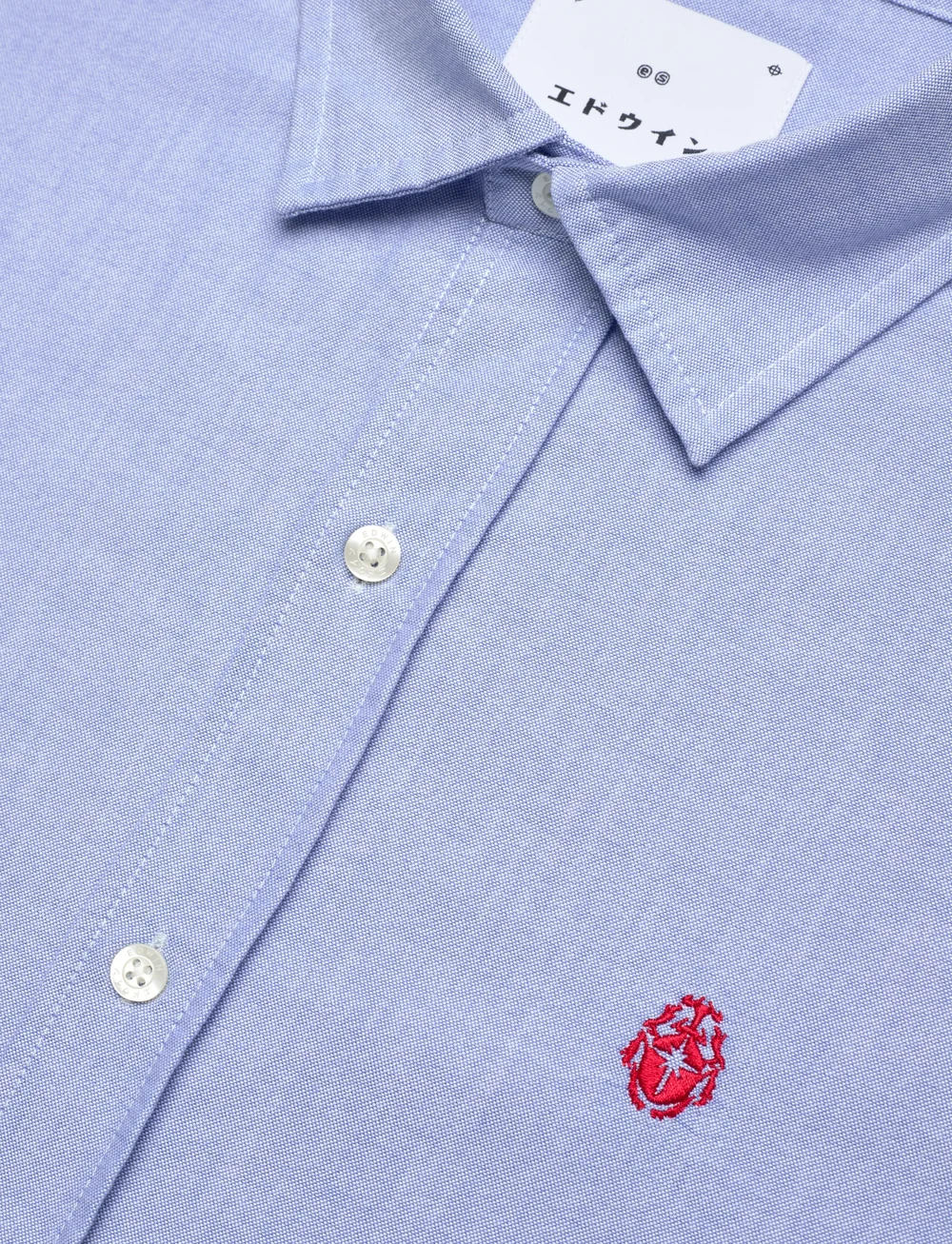 Edwin - Big Ox-Shirt Ls - basic skjorter - blue - 3