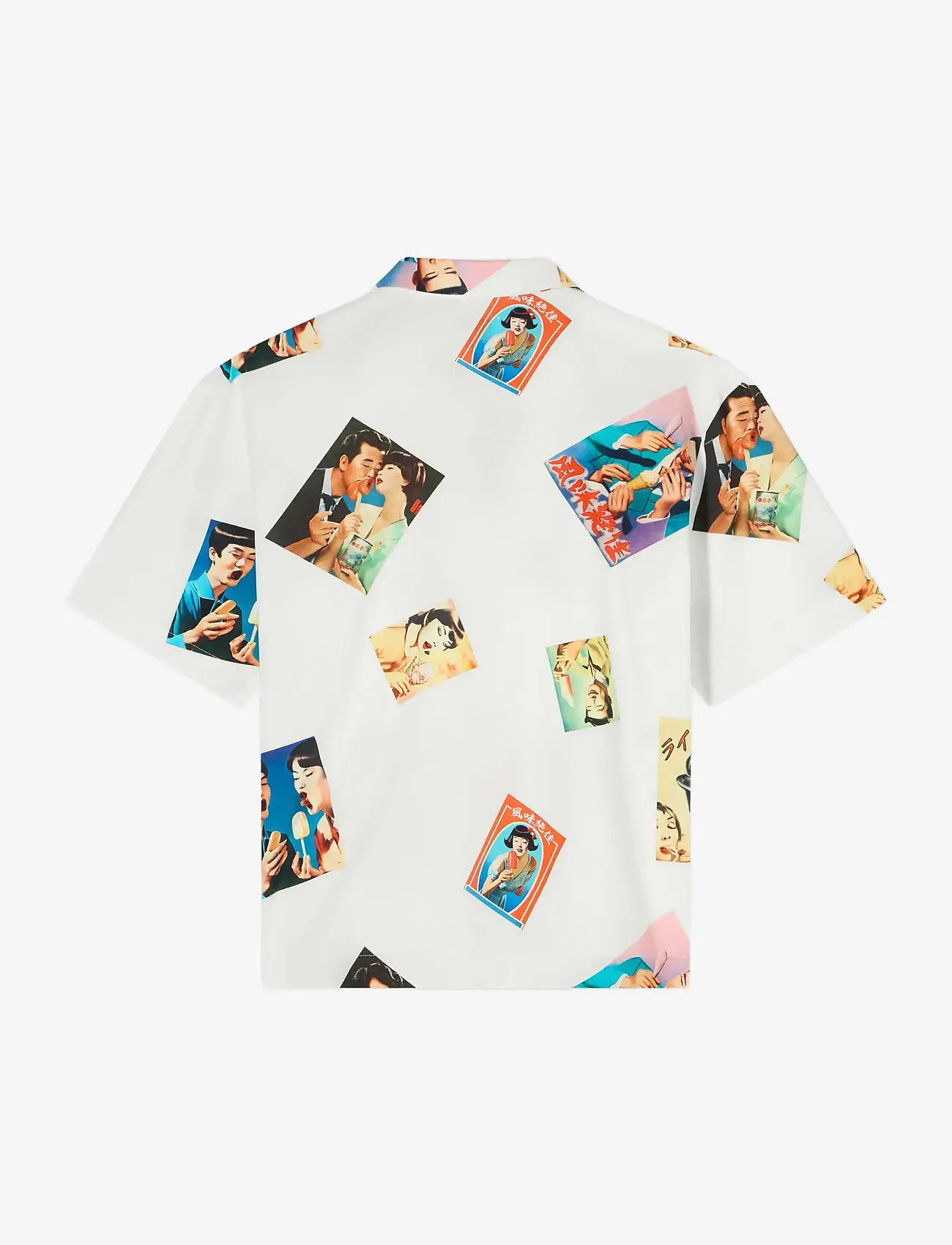 Edwin - Aisukurimu Shirt Ss - Multicolor - lühikeste varrukatega särgid - multicolor - 1