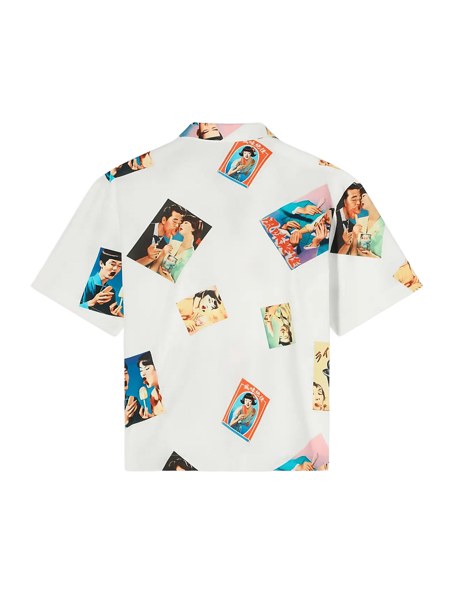 Edwin - Aisukurimu Shirt Ss - Multicolor - kortärmade skjortor - multicolor - 1