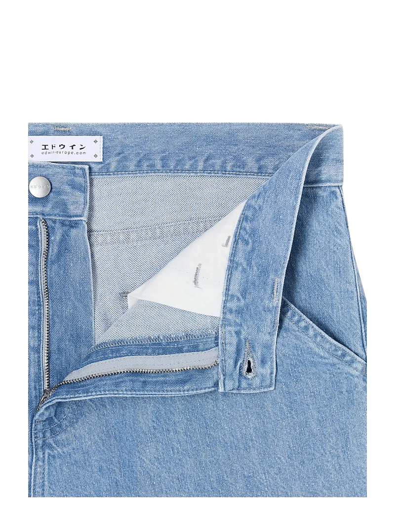 Edwin - Bridger Short - Blue - jorts - blue - 3