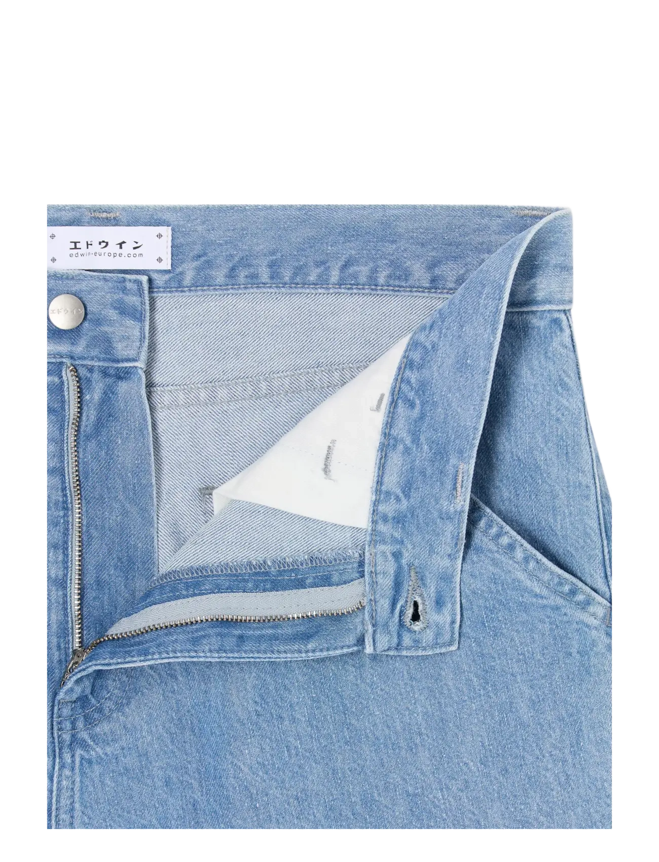 Edwin - Bridger Short - Blue - jorts - blue - 3
