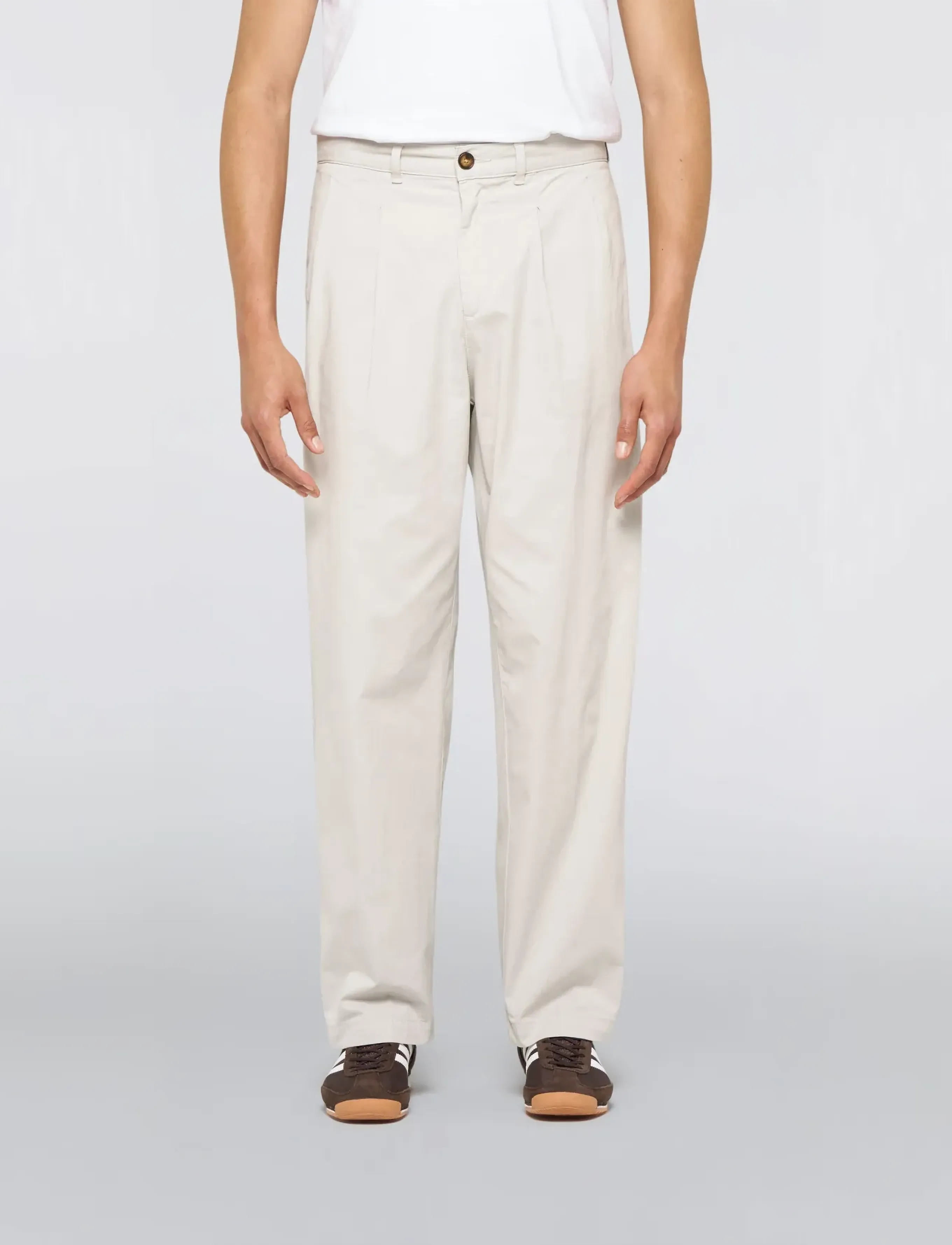 Edwin Sorren Pant-Glacier Gray, 29 x 29, Trousers, Weiß - Casual, Männerswear
