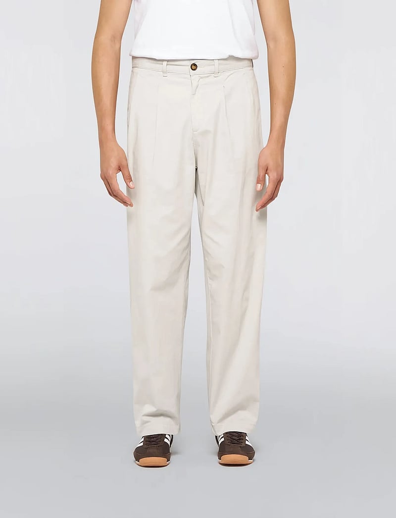 Edwin - Sorren Pant-Glacier Gray - casual trousers - grey - 0