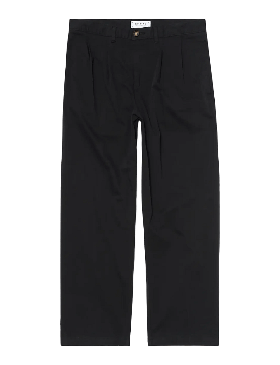 Edwin - Sorren Pant-Black - vabaajapüksid - black - 1