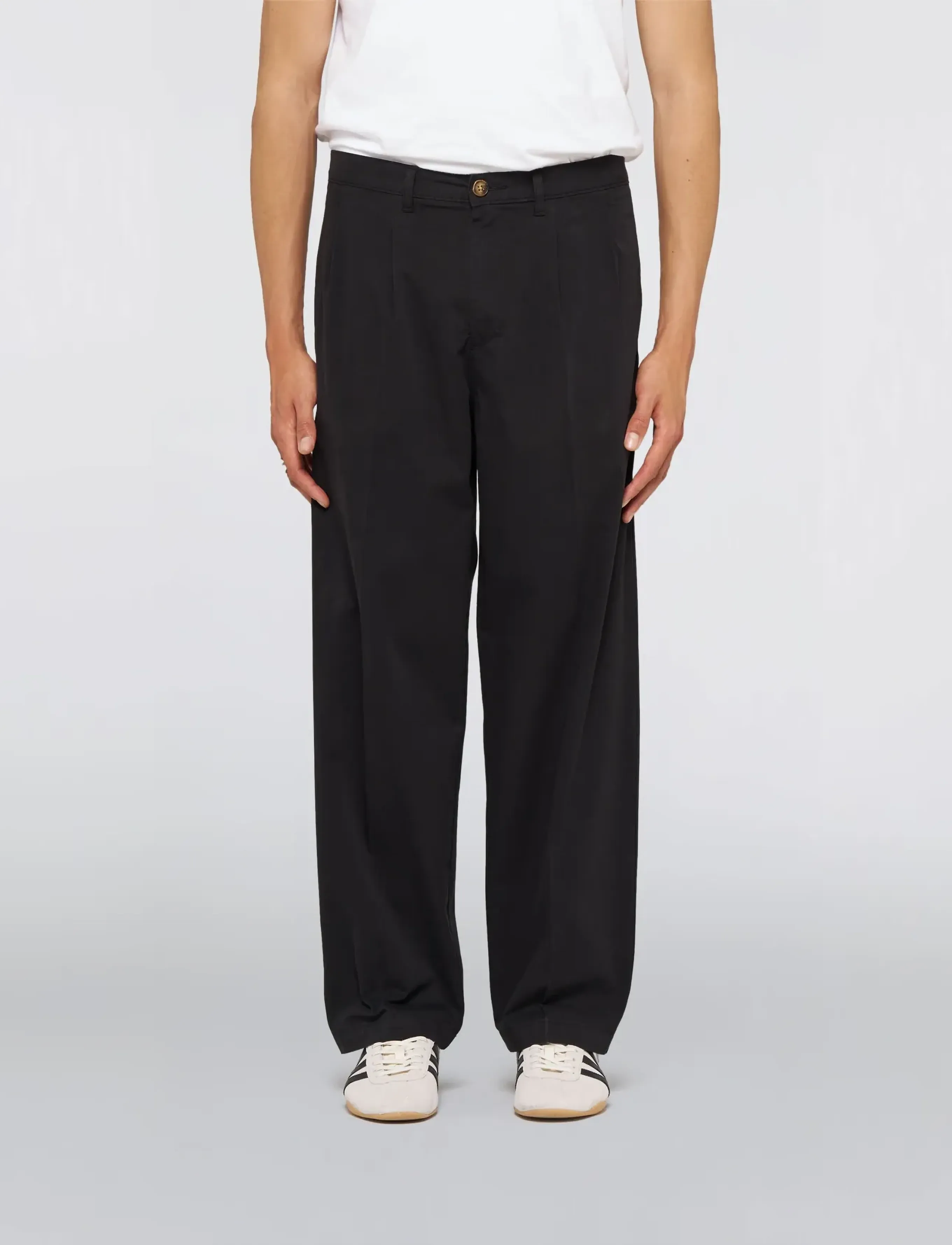 Edwin Sorren Pant-Black - Hosen - BLACK / black