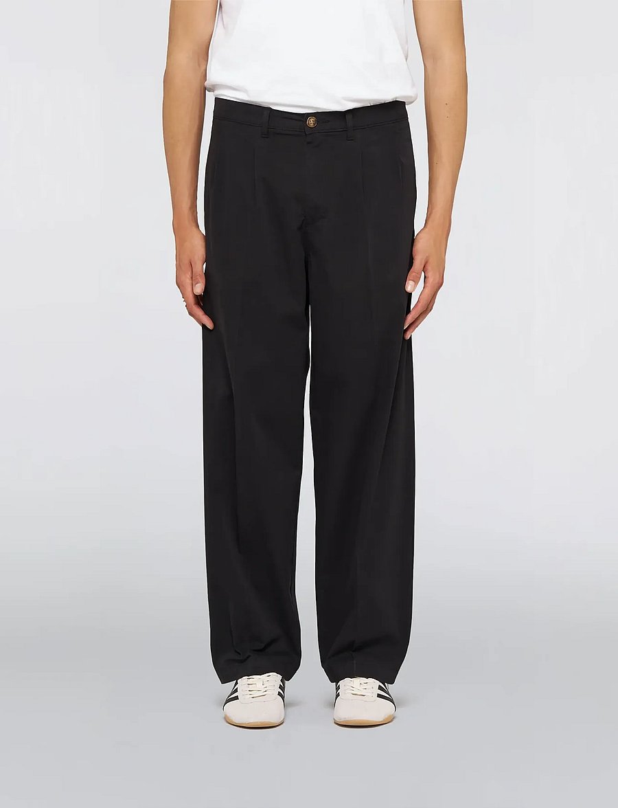 Edwin - Sorren Pant-Black - vabaajapüksid - black - 0