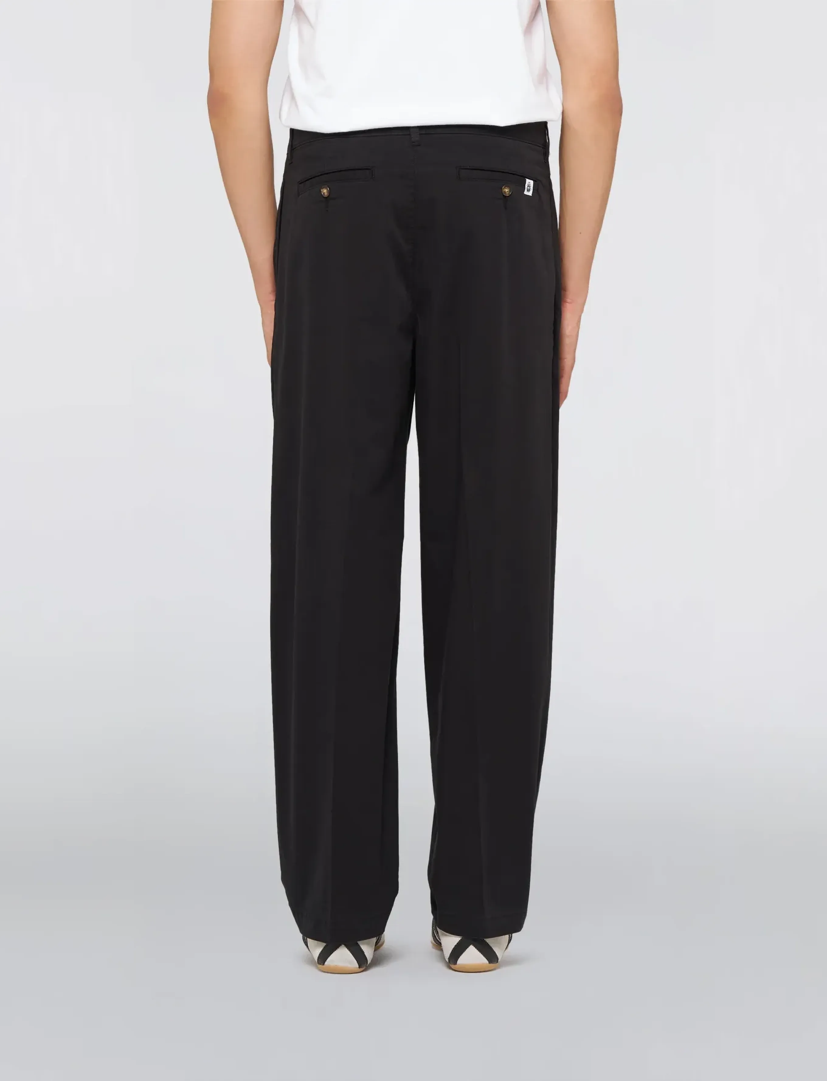 Edwin - Sorren Pant-Black - casual byxor - black - 3