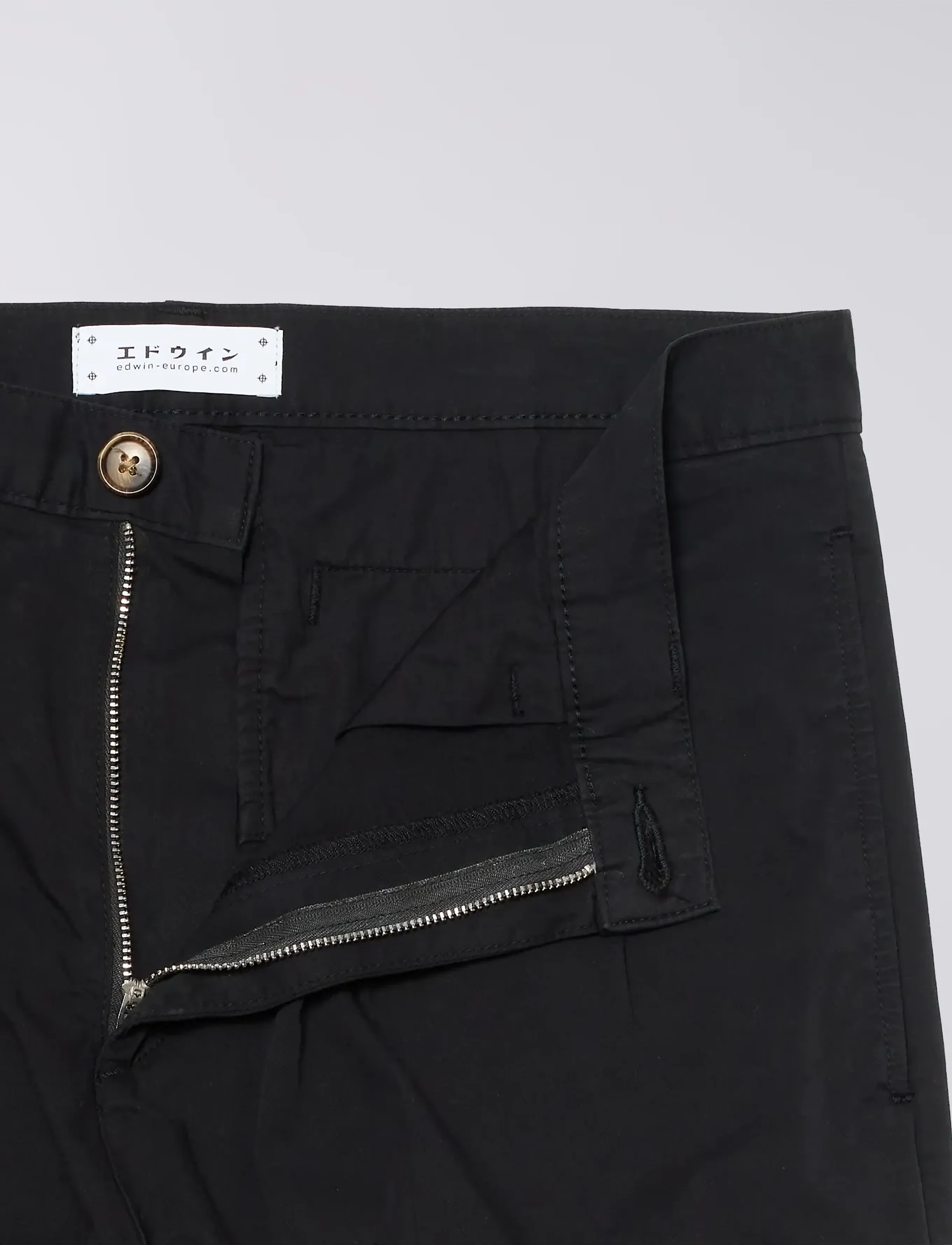 Edwin - Sorren Pant-Black - casual byxor - black - 4