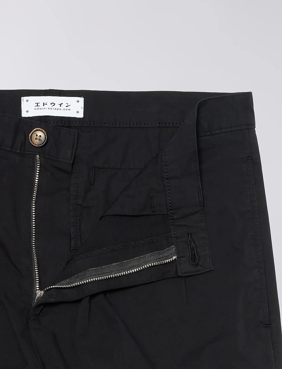 Edwin - Sorren Pant-Black - vabaajapüksid - black - 4