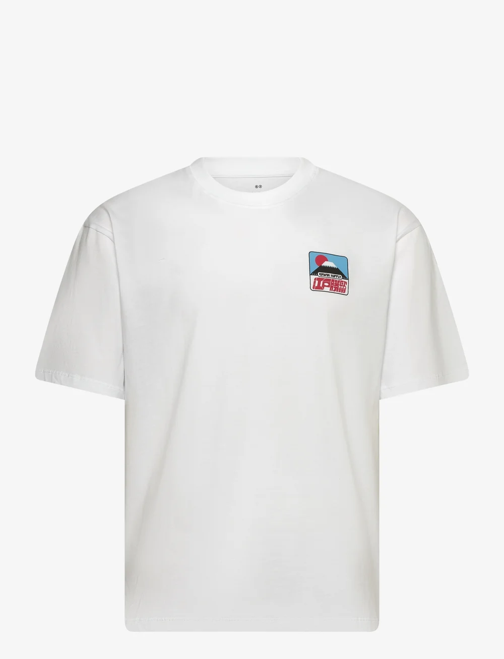 Edwin - Sunset On Fuji San T-Shirt - kortærmede t-shirts - white - 0