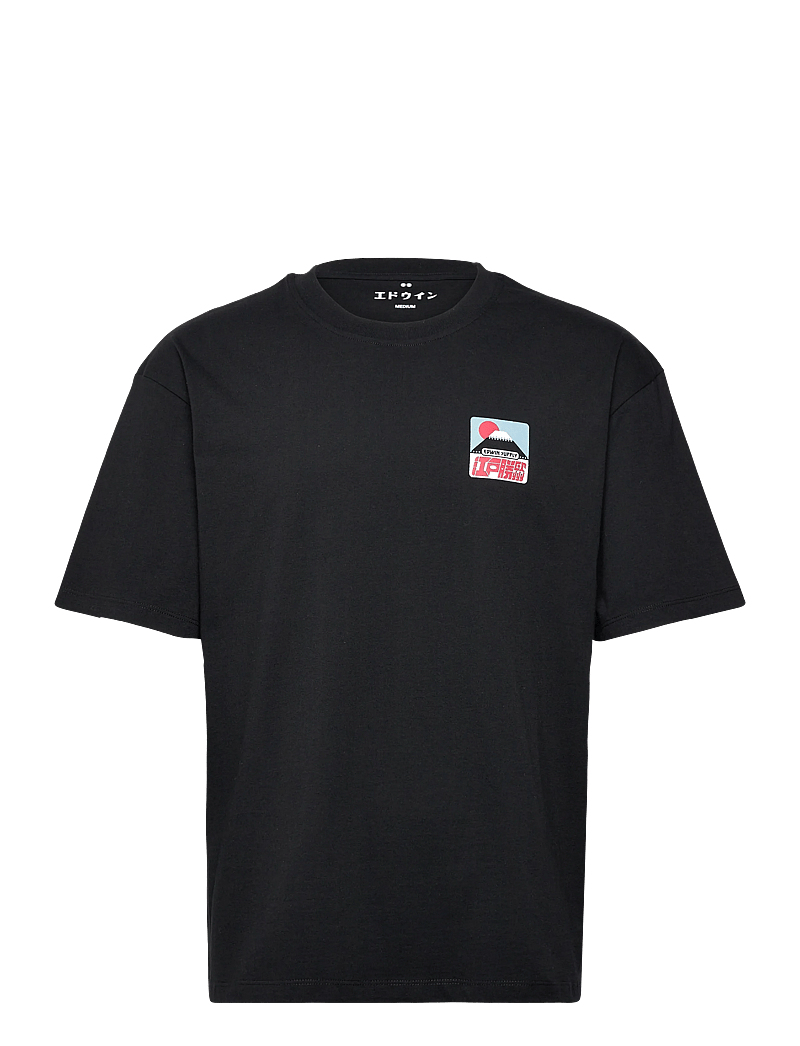 Edwin - Sunset On Fuji San T-Shirt - Black - t-shirts - black - 0