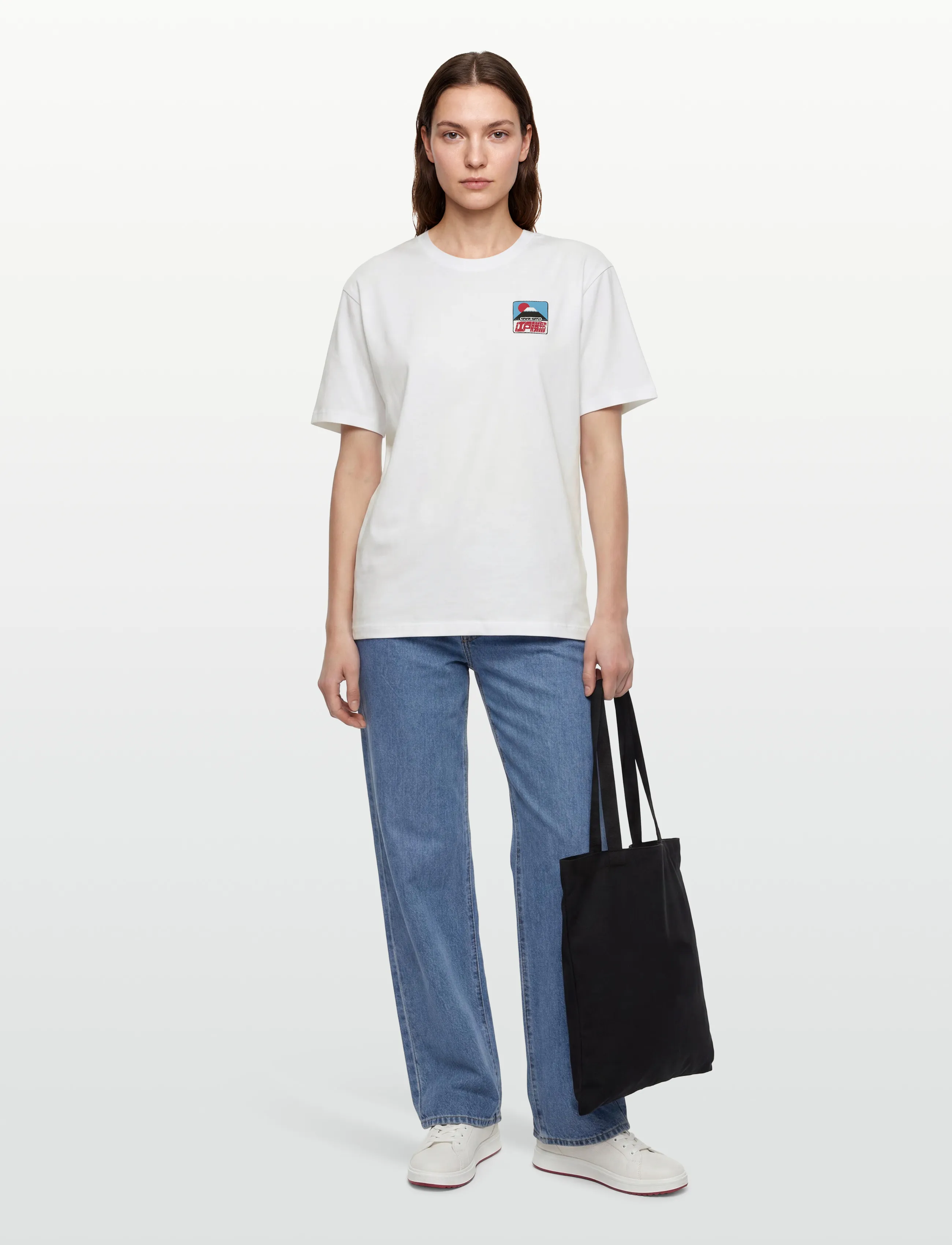 Edwin - Sunset On Fuji San T-Shirt - White - kortærmede t-shirts - white - 3