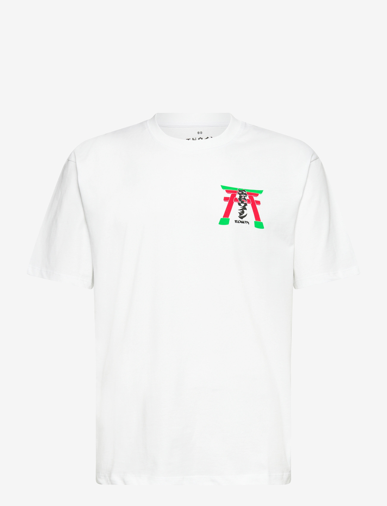 Edwin - Torii T-Shirt-White - lyhythihaiset - white - 0