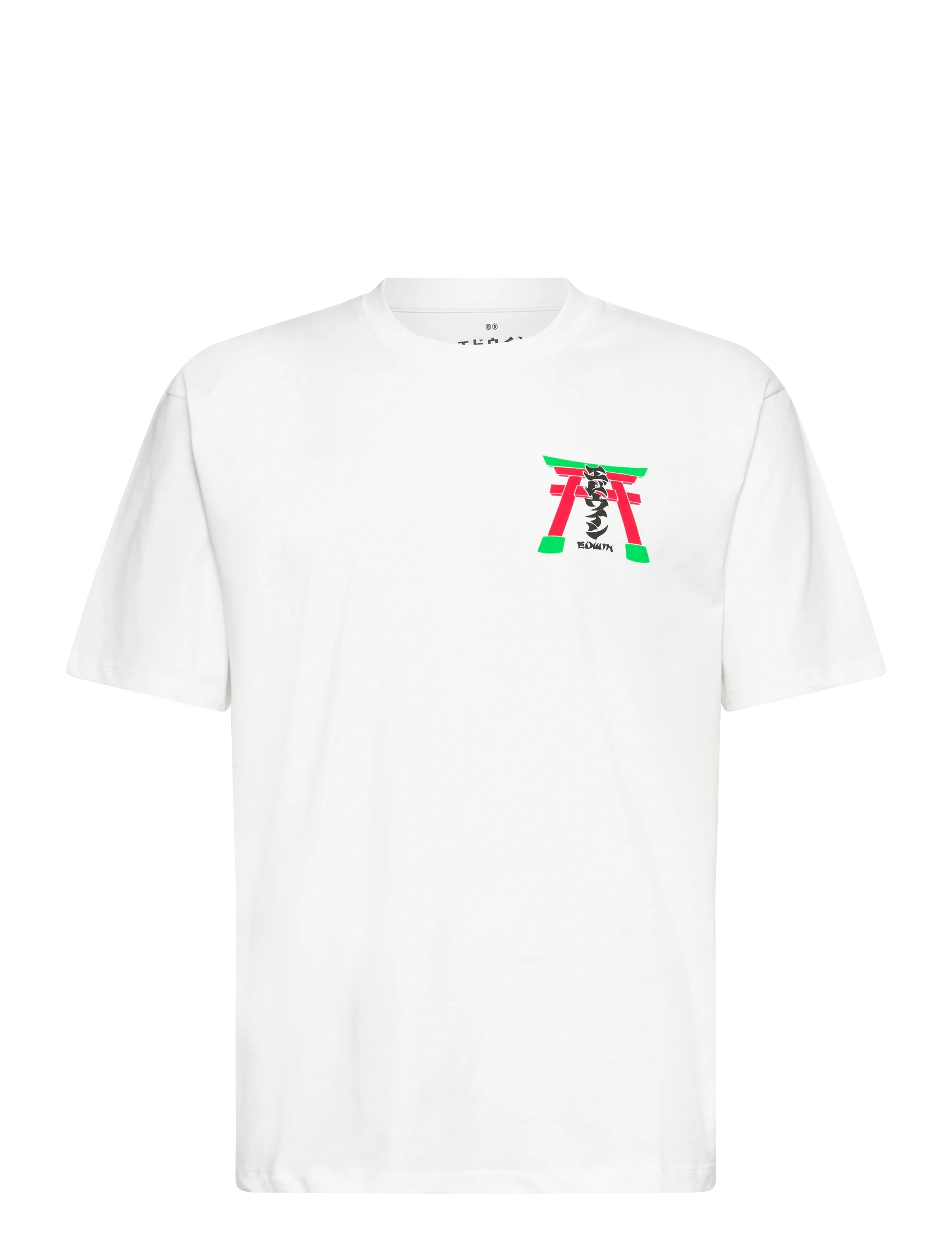 Edwin Torii T-Shirt-White - T-shirts - WHITE / white