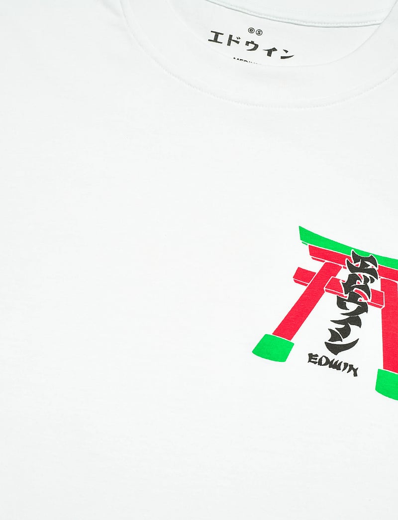 Edwin - Torii T-Shirt-White - lyhythihaiset - white - 2