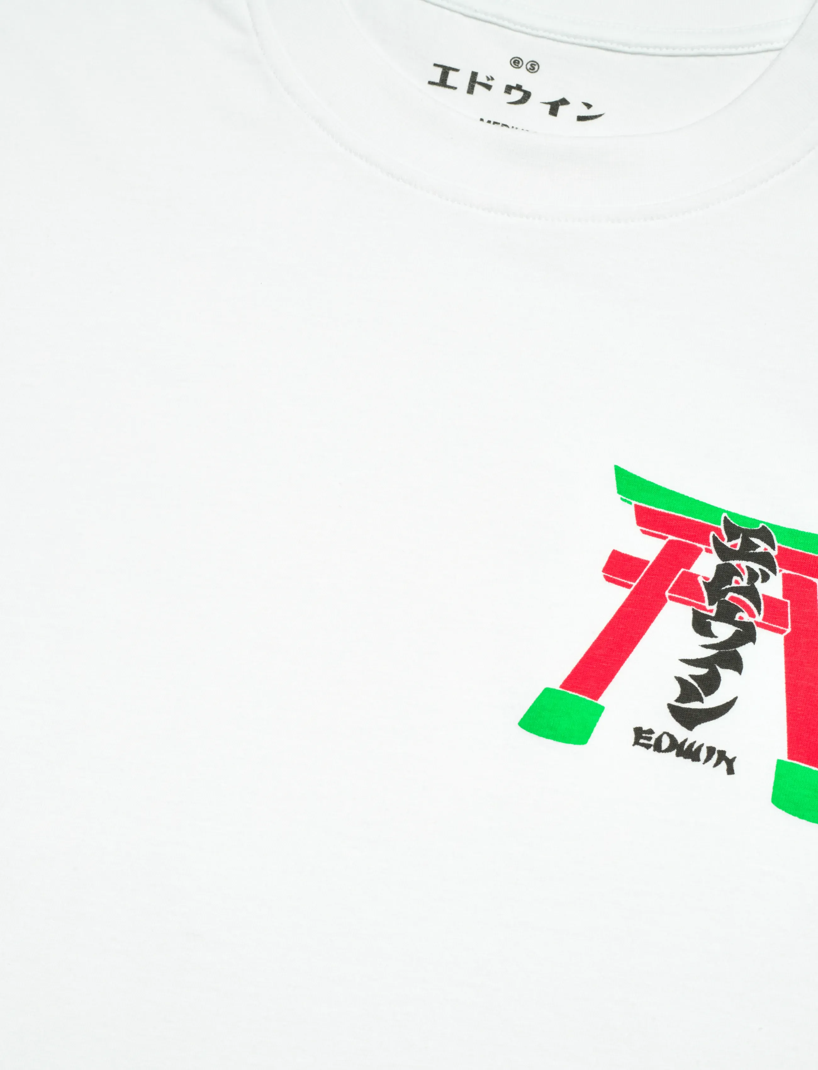Edwin - Torii T-Shirt-White - lyhythihaiset - white - 2