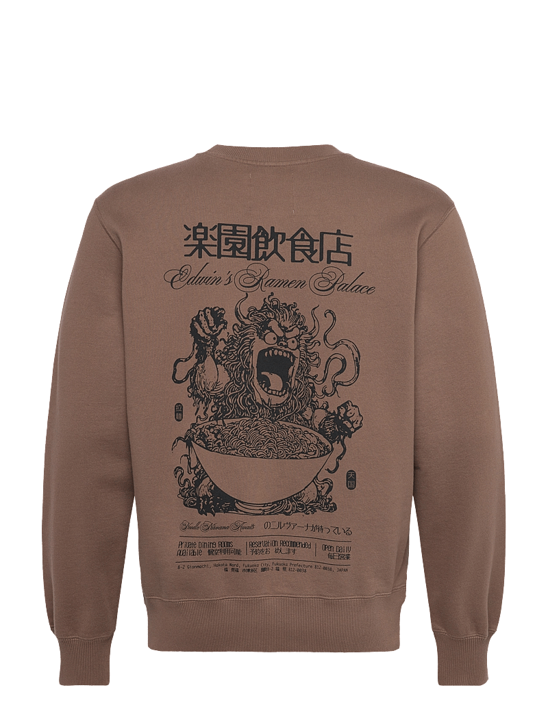 Edwin - Ramen Palace Sweat - Shitake - shop efter stil - shitake - 1