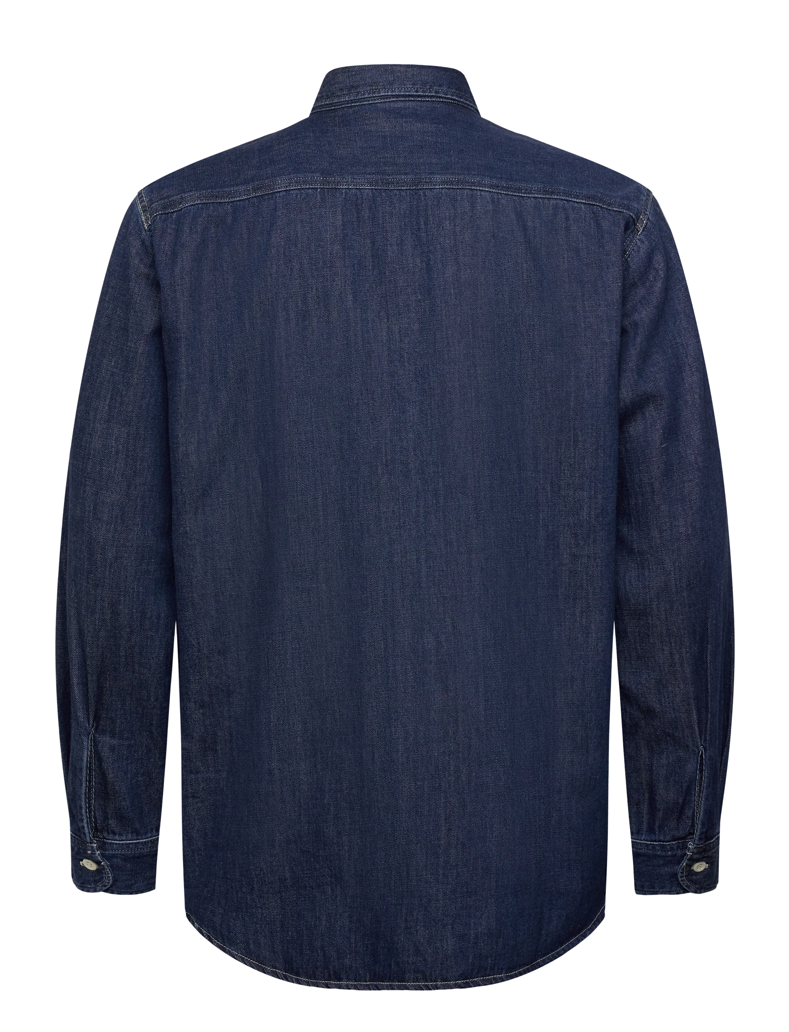 Edwin - Work Shirt Ls-Blue - Dark Used - blue - 1