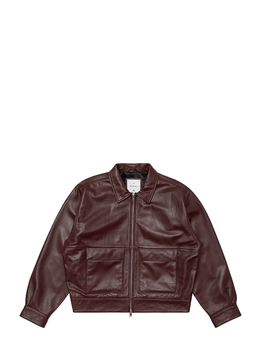 Edwin - Dogma Jacket - Brown Burgundy - herbstjacken - brown burgundy - 0