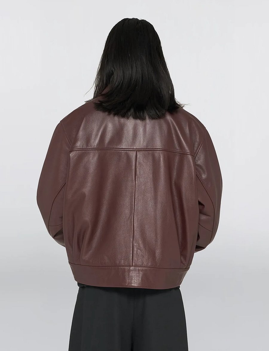 Edwin - Dogma Jacket - Dark Navy - herbstjacken - brown burgundy - 4